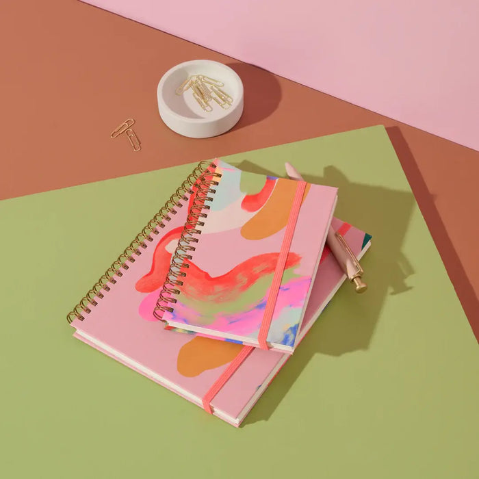 Moglea - Palmita Small A6 Notebook: Blank