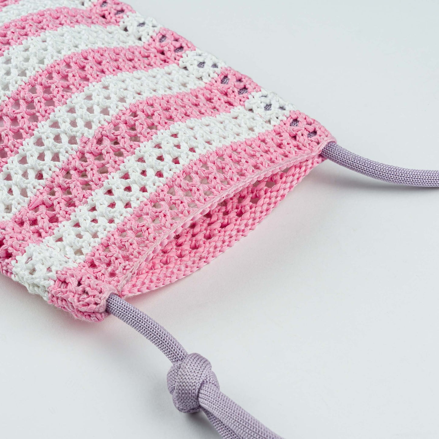 Stripe Raffia Phone Sling: Poppy - PMA Store at the Portland Museum of Art, Maine