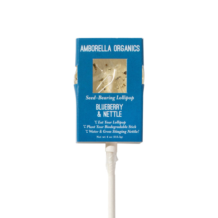 Amborella Organics - Blooming Lollipop Bundle (Eat, Plant & Grow a Herb/Flower) - PMA Store at the Portland Museum of Art, Maine