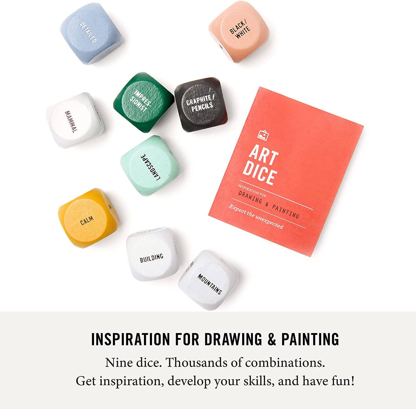 Two Tumbleweeds - Art Dice - Inspiration for Drawing & Painting - PMA Store at the Portland Museum of Art, Maine