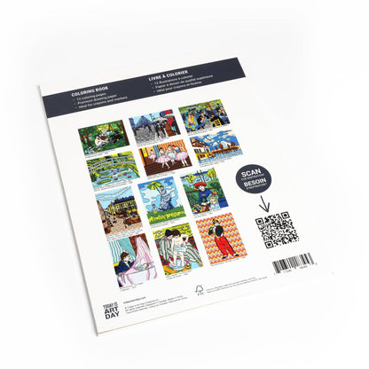 Today is Art Day - Coloring Book - Impressionism - PMA Store at the Portland Museum of Art, Maine