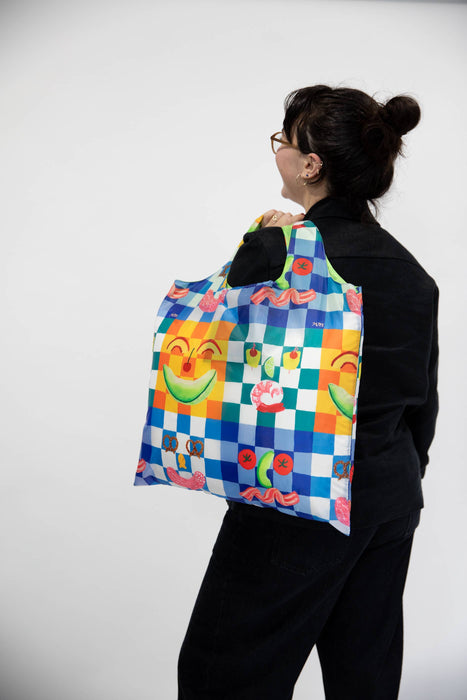 Yellow Owl Workshop - Picnic Art Sack by Kristina Micotti - Reusable Tote Bag