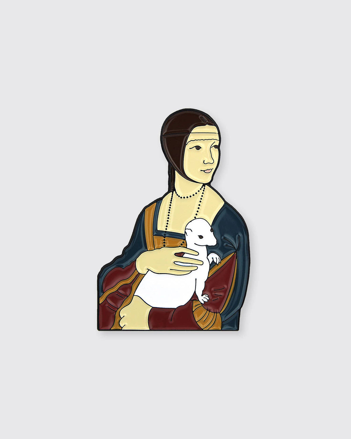 Pin Museum - Lady with an Ermine  • Enamel Pin