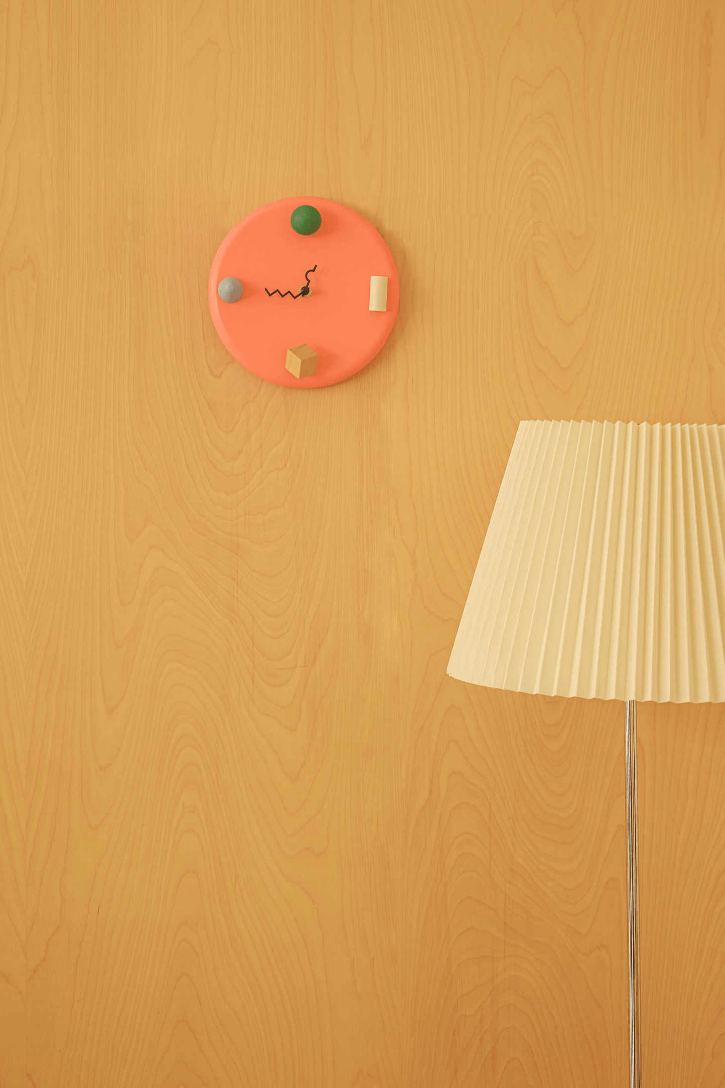 Areaware - Wall Clock: Yellow - PMA Store at the Portland Museum of Art, Maine
