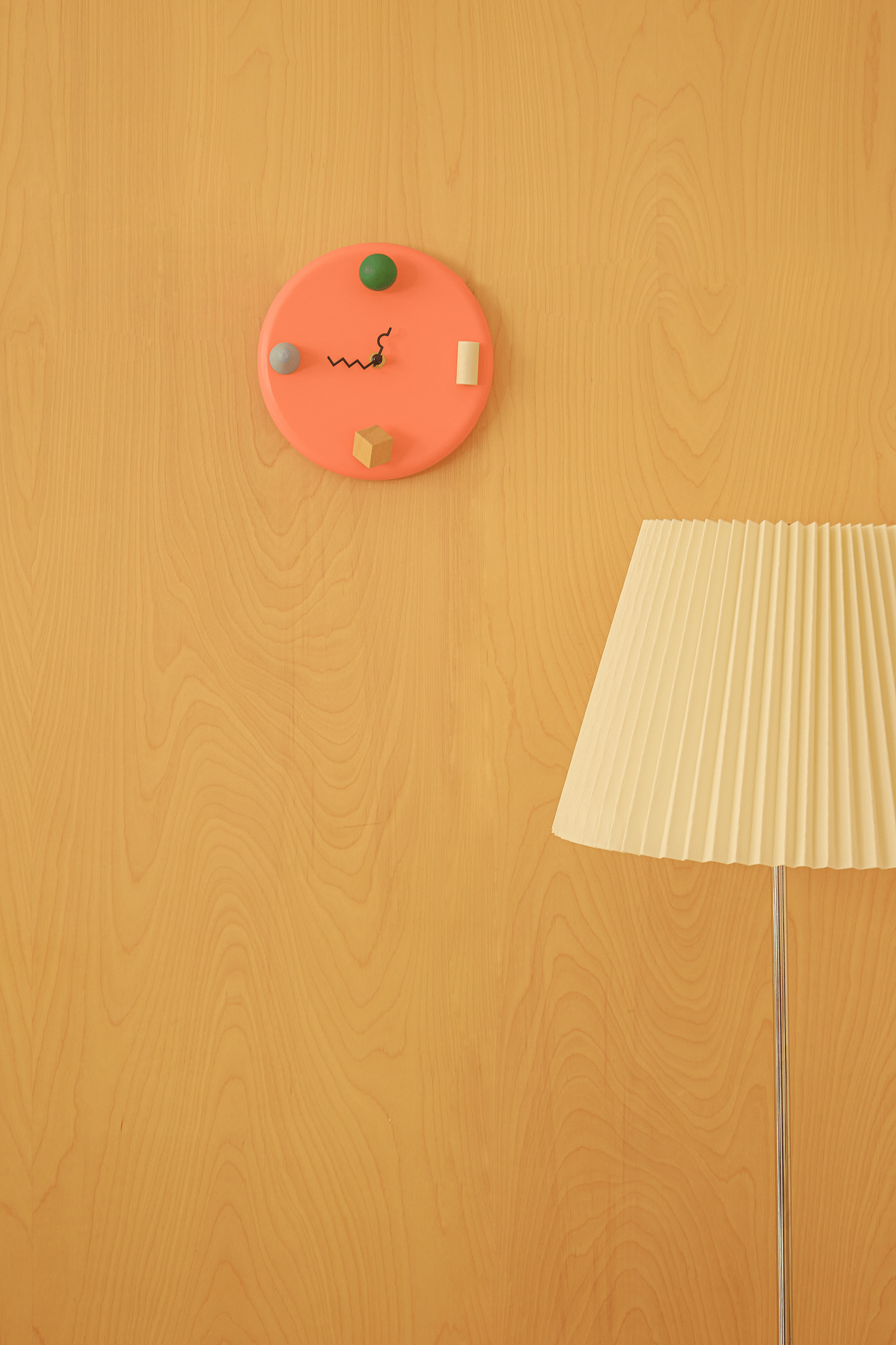 Areaware - Wall Clock: Yellow - PMA Store at the Portland Museum of Art, Maine