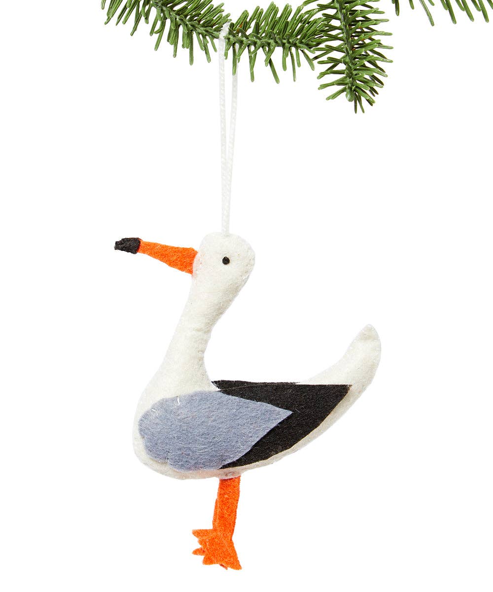 Silk Road Bazaar - Seagull Ornament - PMA Store at the Portland Museum of Art, Maine