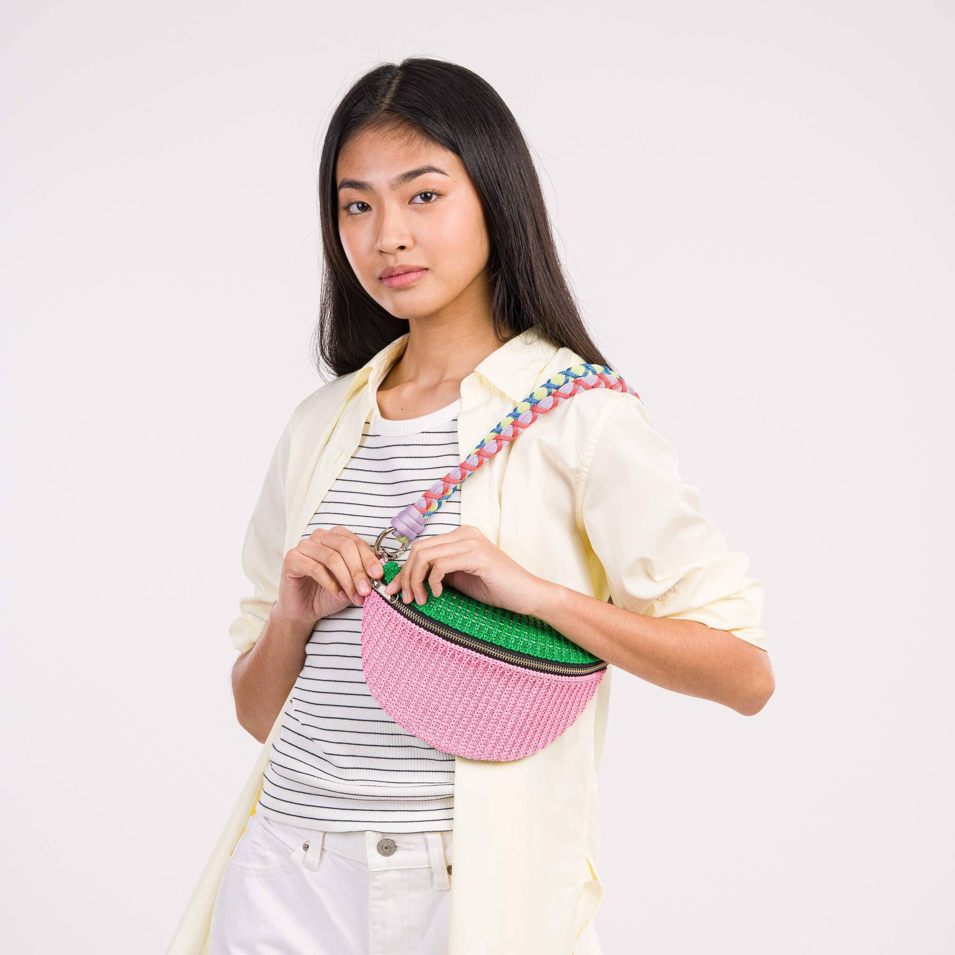Braided Double Shoulder Strap: Poppy Lilac - PMA Store at the Portland Museum of Art, Maine