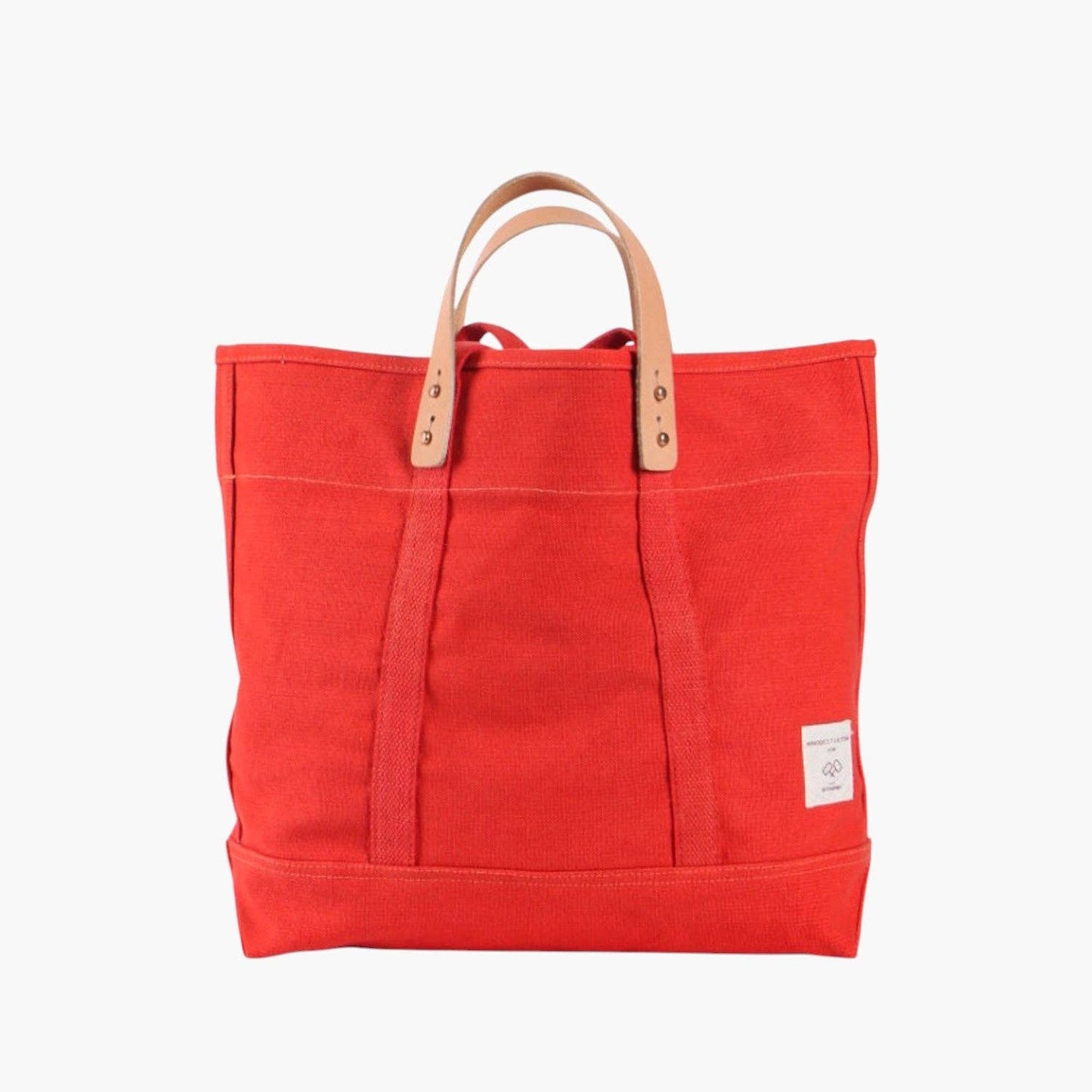 IMMODEST COTTON - Small East West Tote | Persimmon - PMA Store at the Portland Museum of Art, Maine