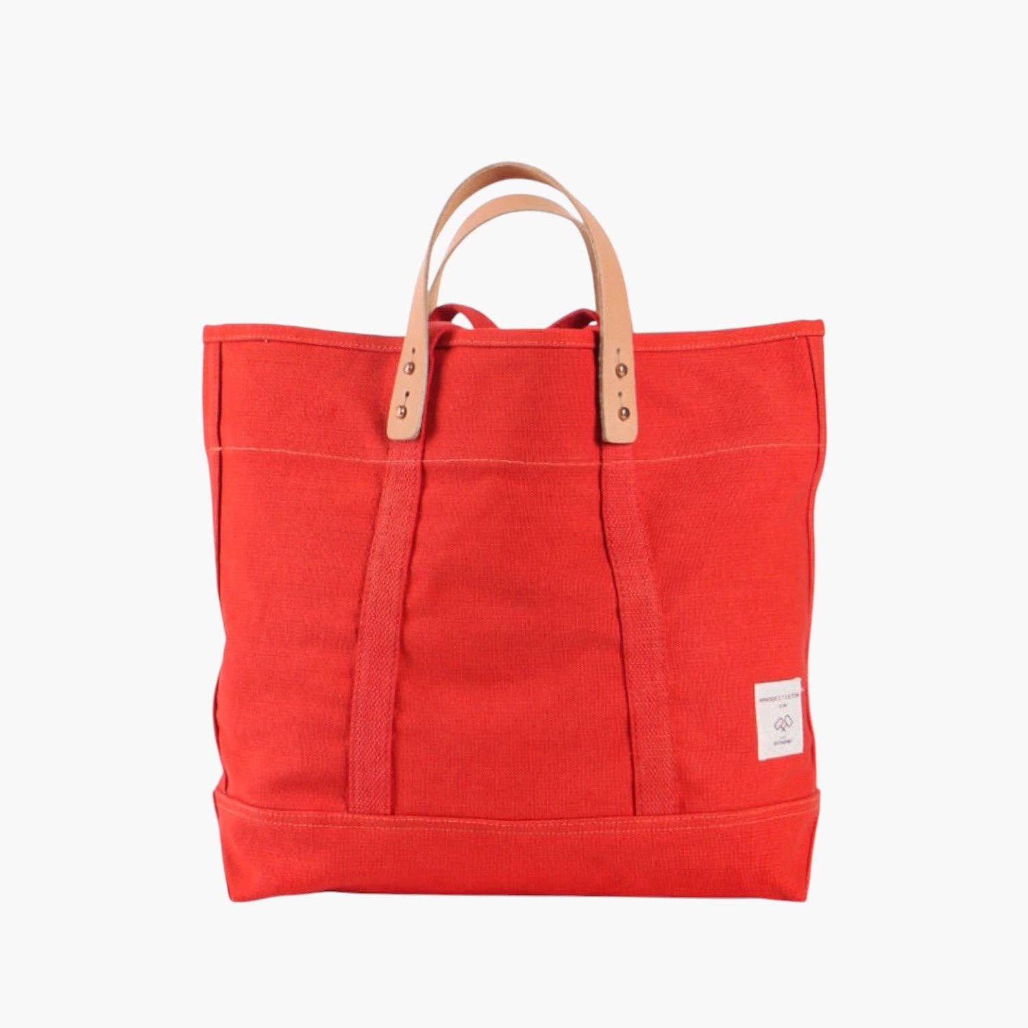 IMMODEST COTTON - Small East West Tote | Persimmon - PMA Store at the Portland Museum of Art, Maine