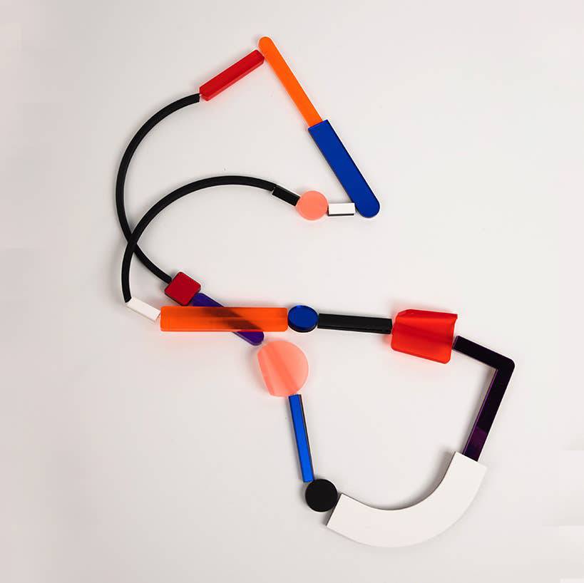 Pamela Coromoto - NEW Fiction Necklace - Black - PMA Store at the Portland Museum of Art, Maine