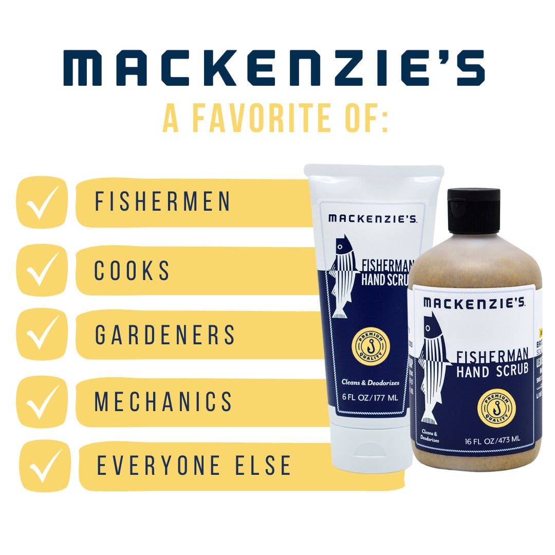 MacKenzie's Fisherman - Fisherman Hand Scrub 6 fl oz (24 qty) - PMA Store at the Portland Museum of Art, Maine