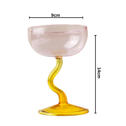 IVORE.GROUP (We cover All Import duty) - Candy Color Dessert Glass Cup: Jade Blue - PMA Store at the Portland Museum of Art, Maine
