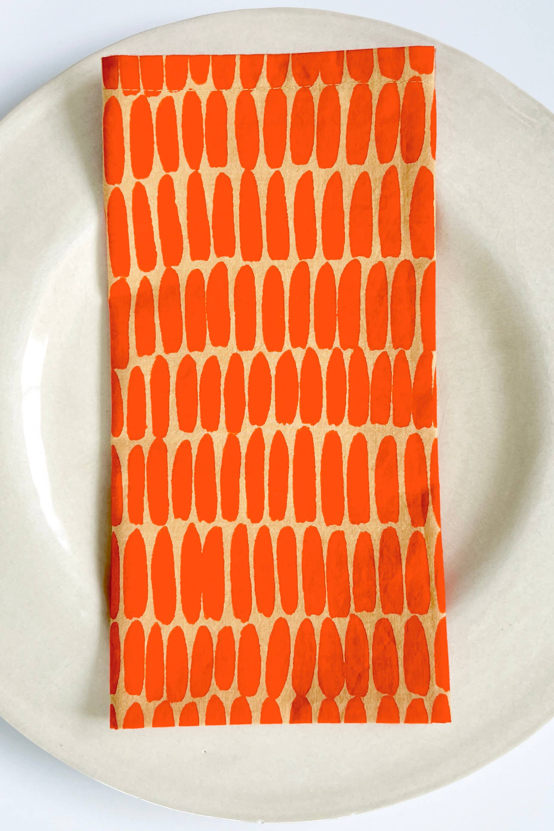 Napkins (Set of 4): Grasses Moss/Hunter - PMA Store at the Portland Museum of Art, Maine