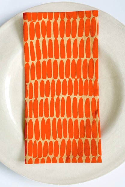 Napkins (Set of 4): Grasses Moss/Hunter - PMA Store at the Portland Museum of Art, Maine