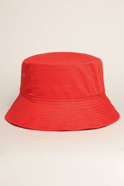 Fashion City - Solid Color Cotton Bucket Fisherman Hats: KHAKI / S/M