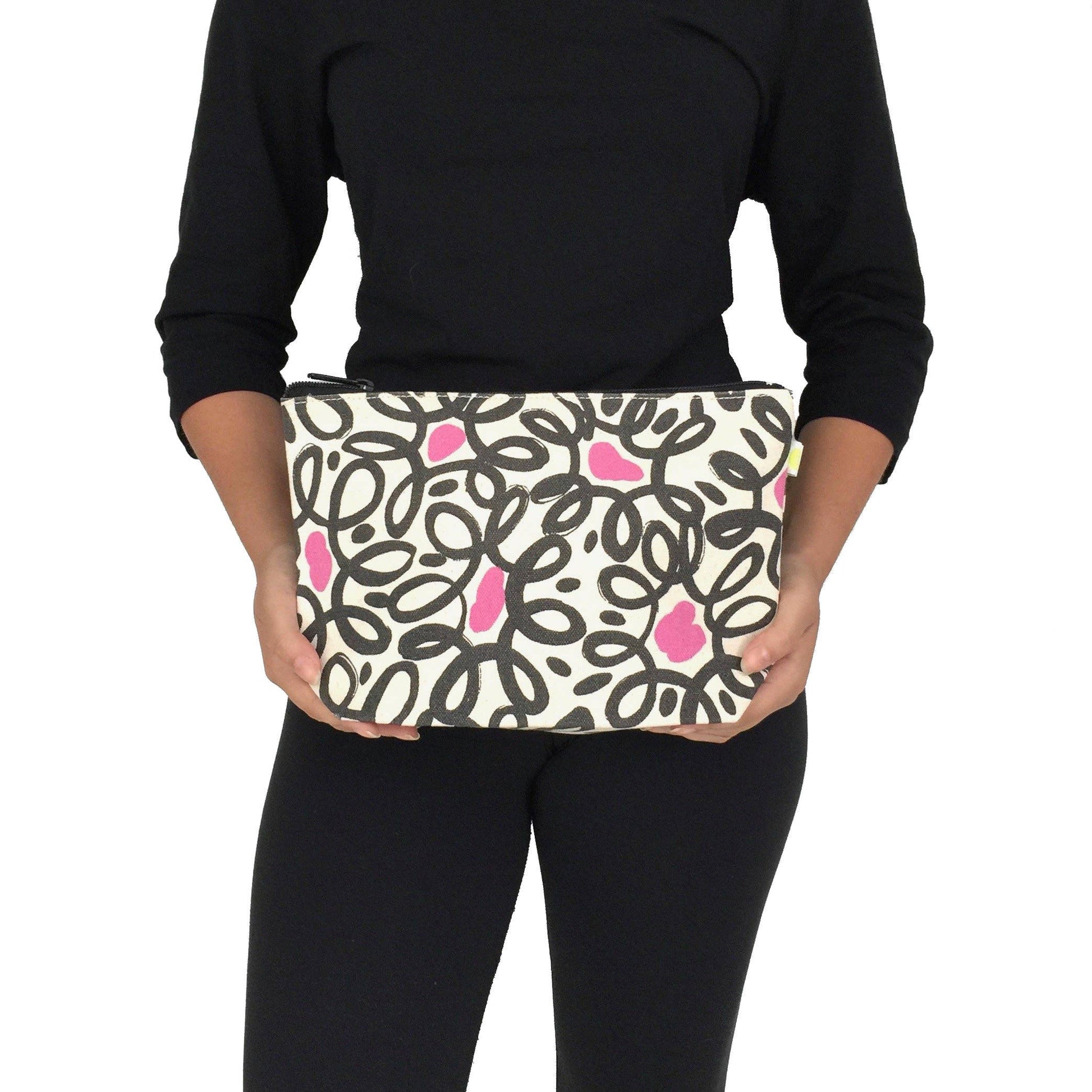 Travel Pouch Large: Cheetah Citron - PMA Store at the Portland Museum of Art, Maine