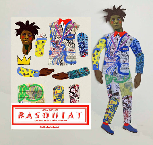 Basquiat Cut and Make Puppet - PMA Store at the Portland Museum of Art, Maine