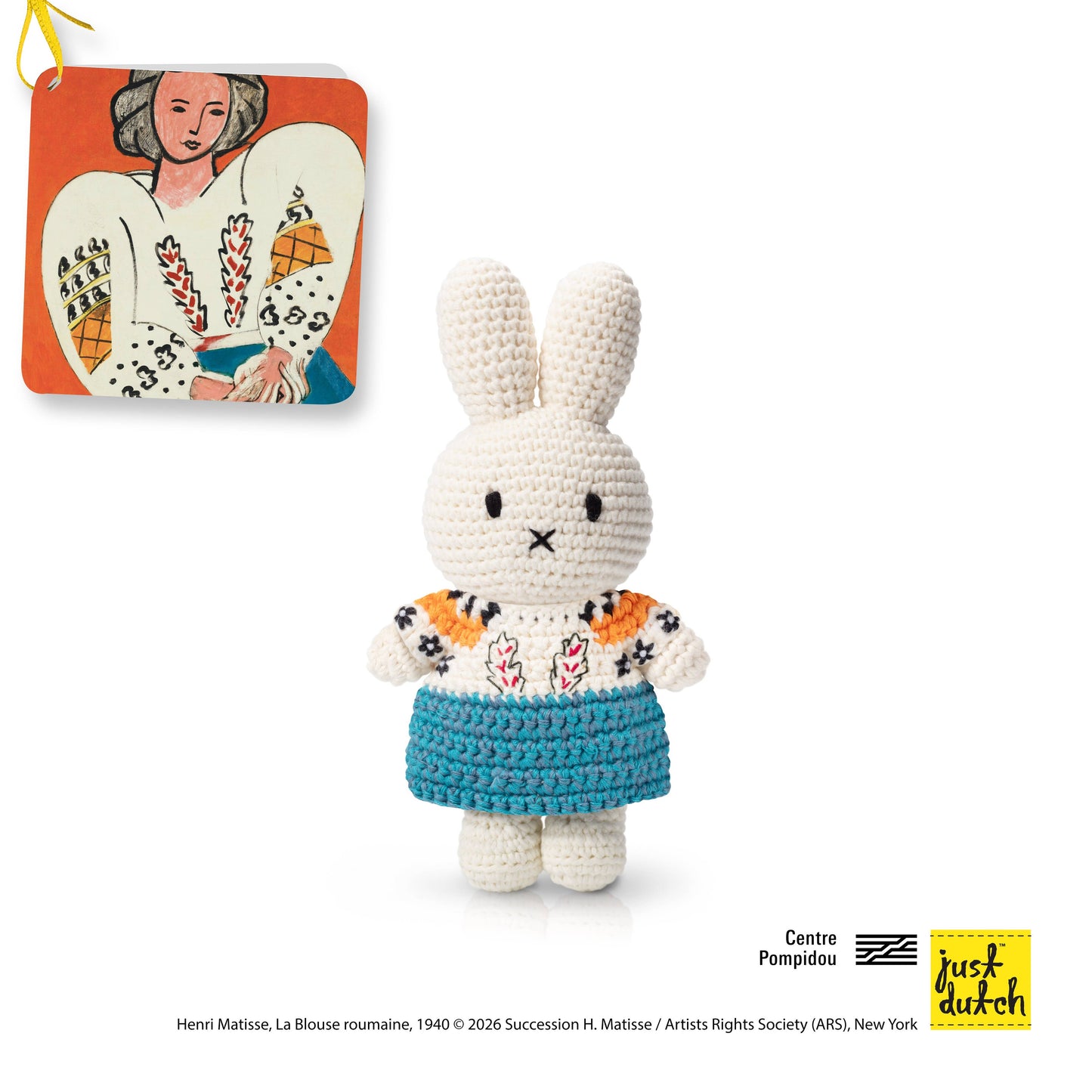 Just Dutch US - Miffy La Blouse Roumaine Art Inspired Dress