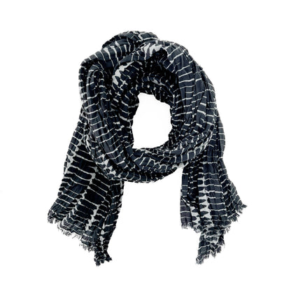 See Design - Cotton Scarf: Stitch Coal