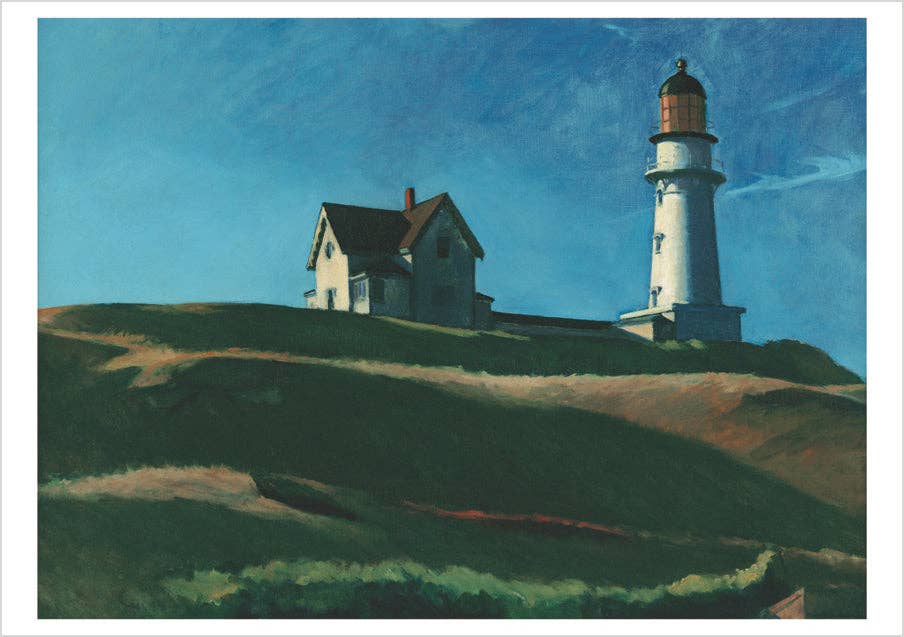 Pomegranate - Edward Hopper: Lighthouse Hill Notecard - PMA Store at the Portland Museum of Art, Maine