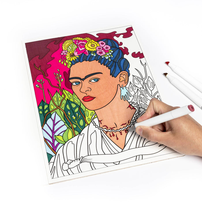 Today is Art Day - Coloring Book - Frida Kahlo