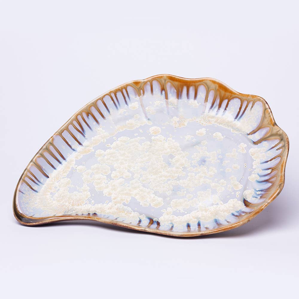 Alison Evans Ceramics - Large Oyster Plate: Abalone & Tortoise