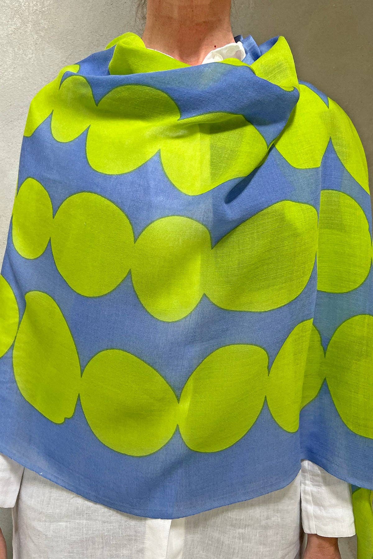 Wool Scarf: Blocks Orange - PMA Store at the Portland Museum of Art, Maine