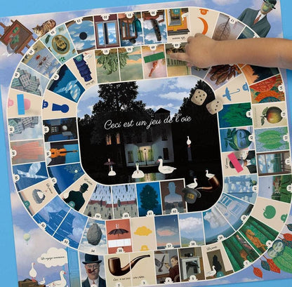 Today is Art Day - Magritte's Game of the Goose by Mon Petit Art - PMA Store at the Portland Museum of Art, Maine