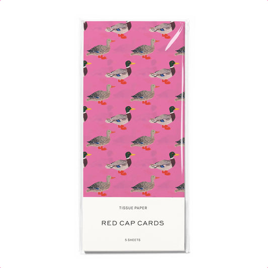 Quacky Birthday tissue paper: 5 Sheets - PMA Store at the Portland Museum of Art, Maine