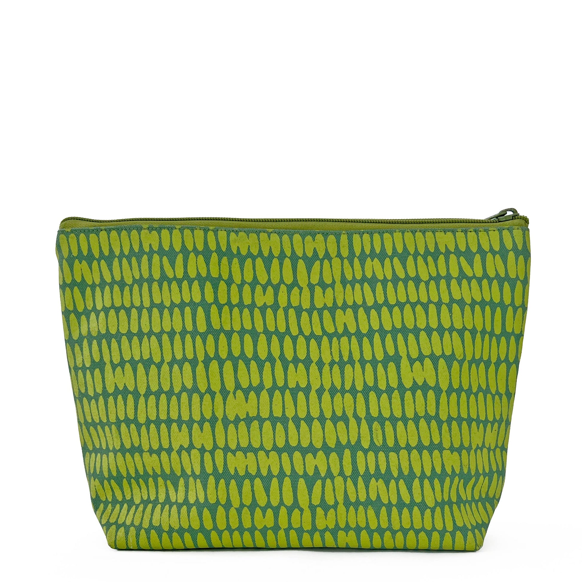 Travel Pouch Large: Cheetah Citron - PMA Store at the Portland Museum of Art, Maine