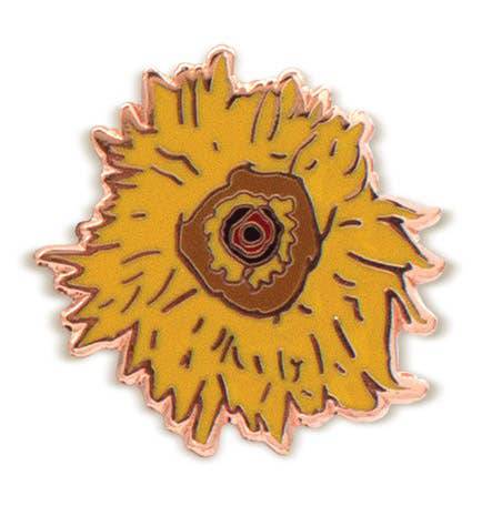 Unemployed Philosophers Guild - Van Gogh and Sunflower Pins - PMA Store at the Portland Museum of Art, Maine