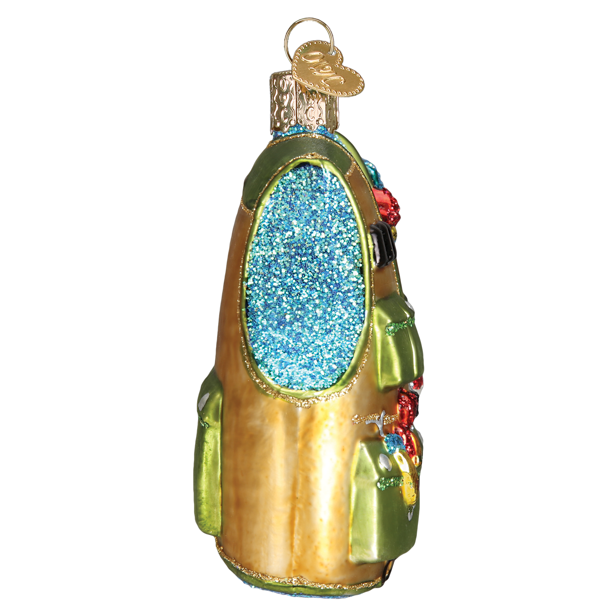 Old World Christmas - Fishing Vest Ornament - PMA Store at the Portland Museum of Art, Maine