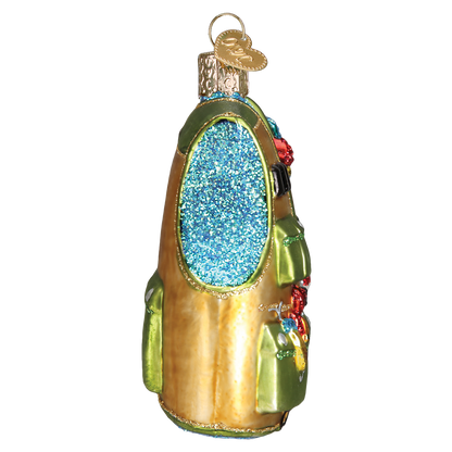 Old World Christmas - Fishing Vest Ornament - PMA Store at the Portland Museum of Art, Maine