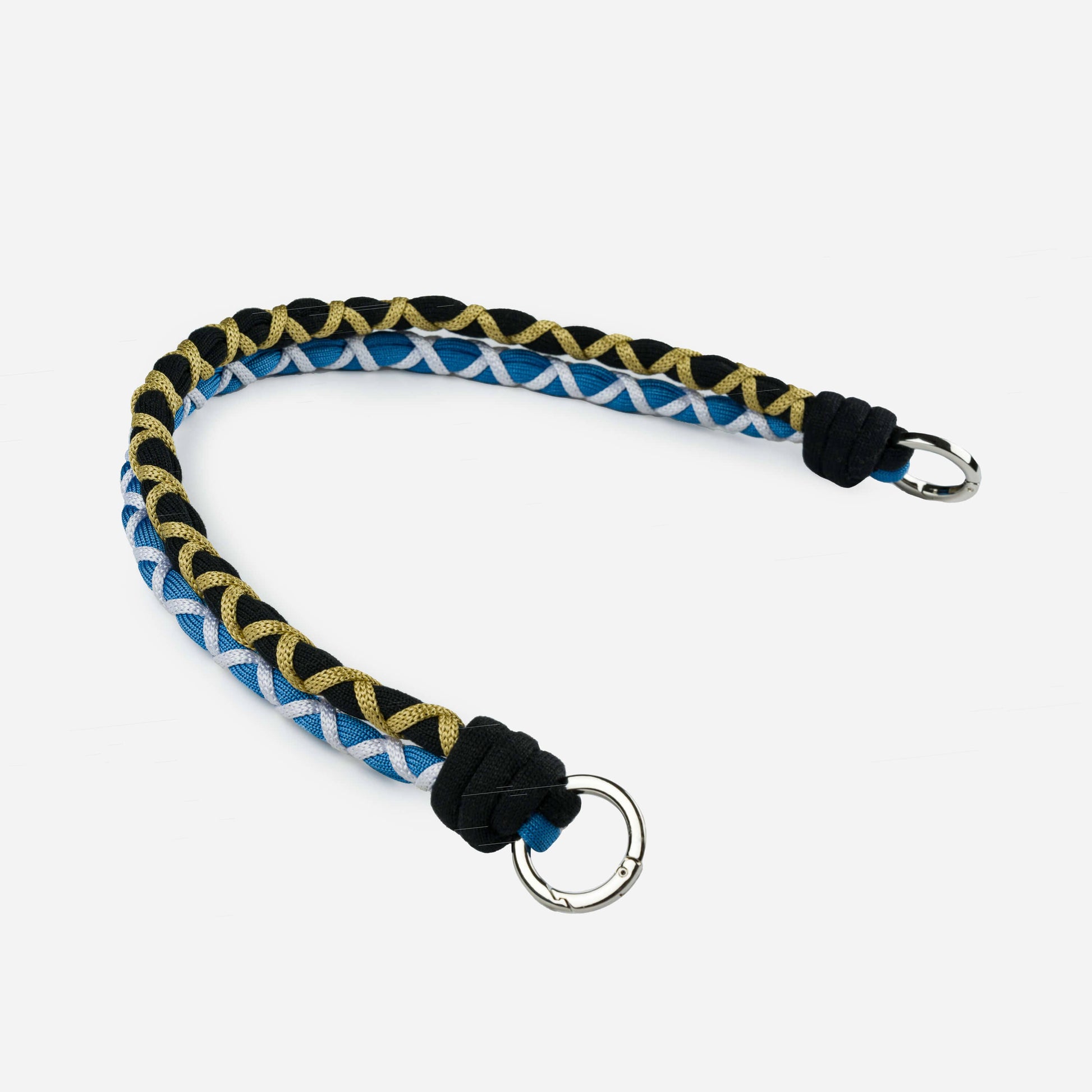 Braided Double Shoulder Strap: Black Golden Olive - PMA Store at the Portland Museum of Art, Maine