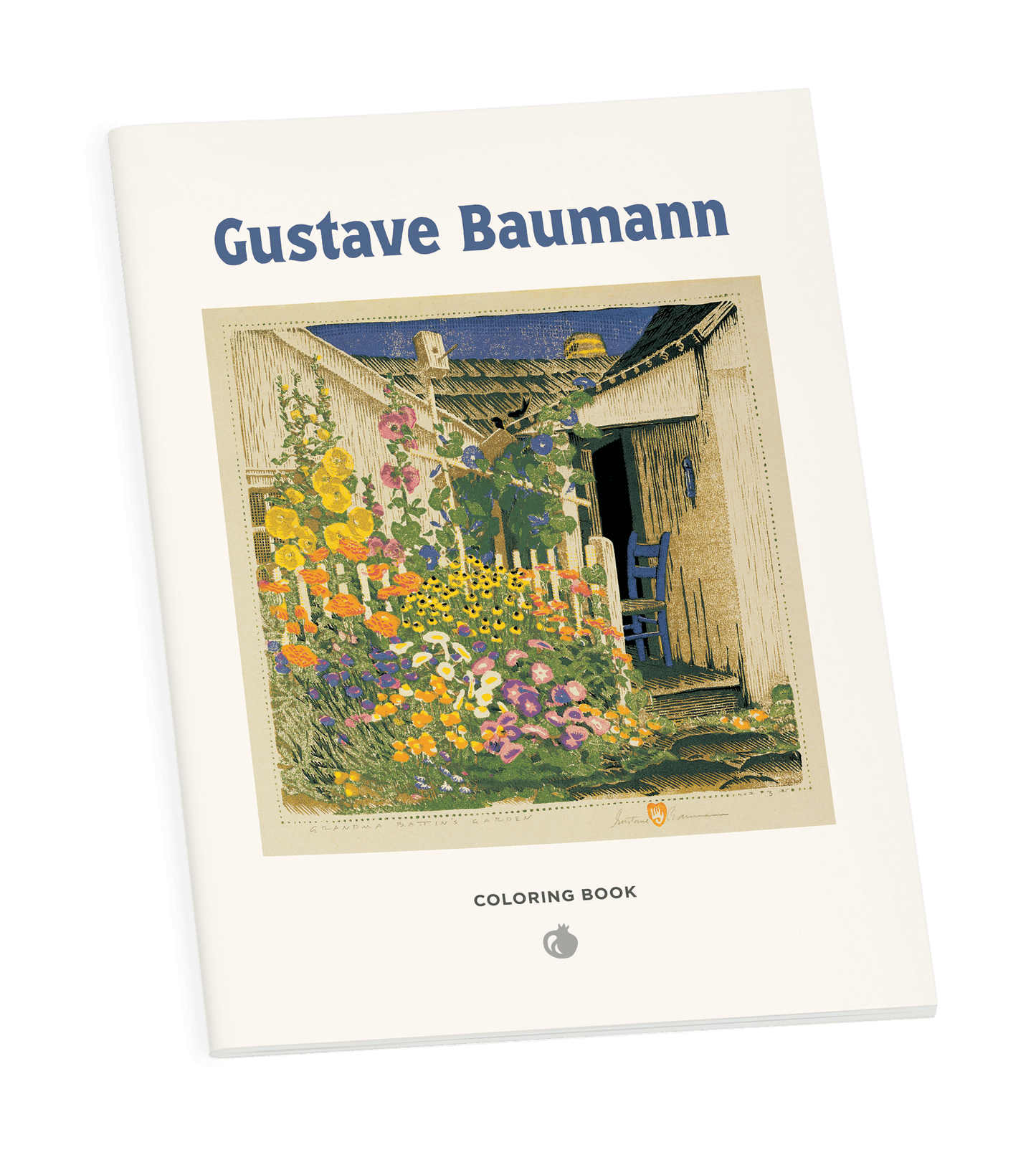 Pomegranate - Gustave Baumann Coloring Book - PMA Store at the Portland Museum of Art, Maine