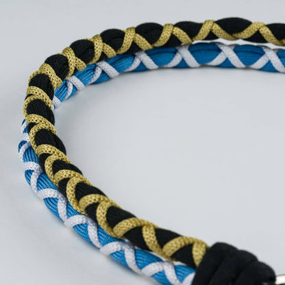 Braided Double Shoulder Strap: Black Golden Olive - PMA Store at the Portland Museum of Art, Maine