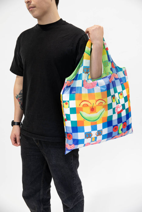 Yellow Owl Workshop - Picnic Art Sack by Kristina Micotti - Reusable Tote Bag