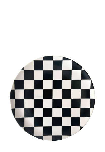 Xenia Taler - Mod Check Side Plate - Set of 4: Ship without gift box - PMA Store at the Portland Museum of Art, Maine