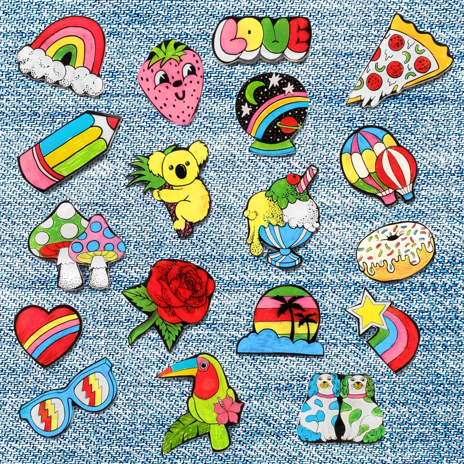 Yellow Owl Workshop - DIY Pin & Flair Kit - PMA Store at the Portland Museum of Art, Maine