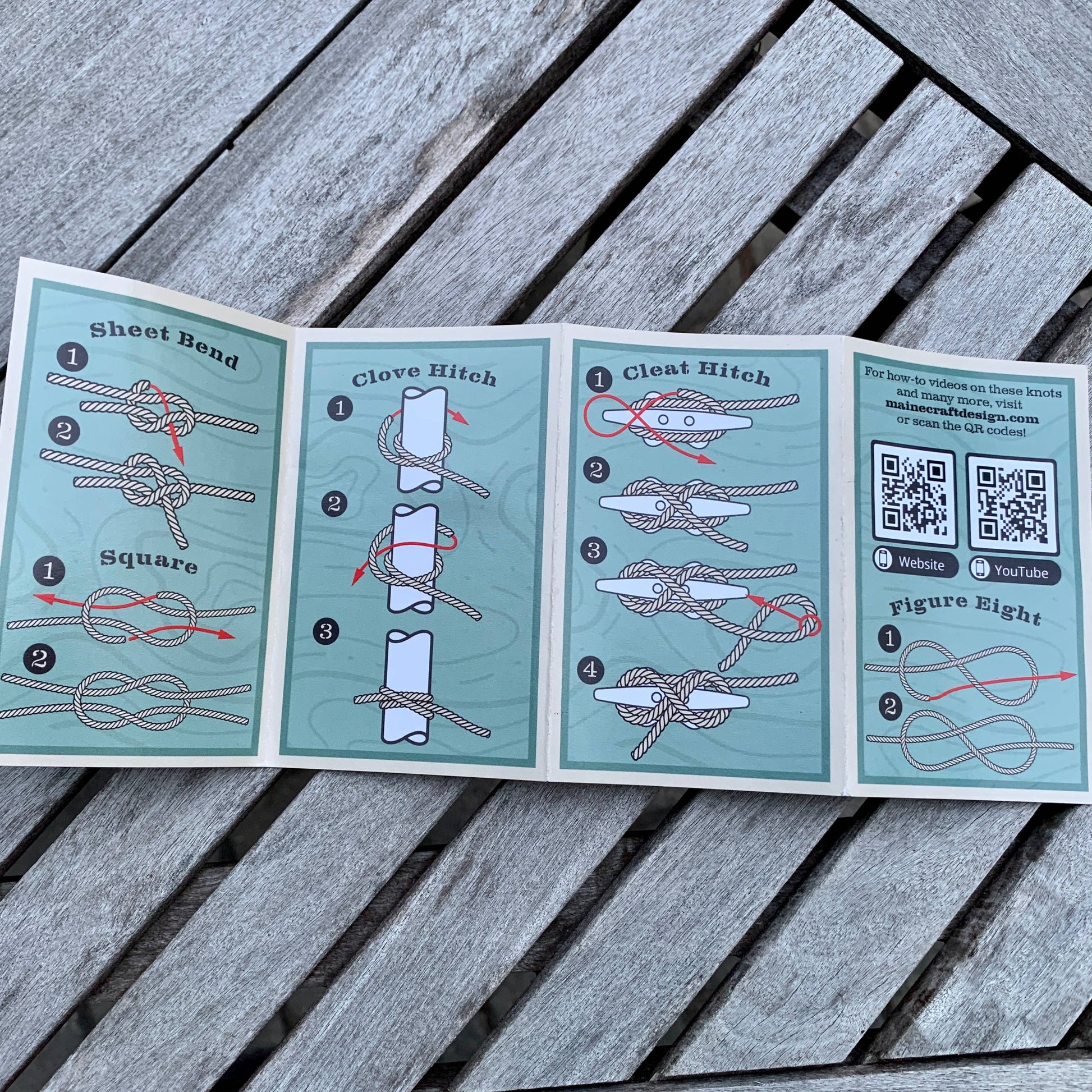 Maine Craft Design - Pocket-Size Knot Tying Kit - PMA Store at the Portland Museum of Art, Maine