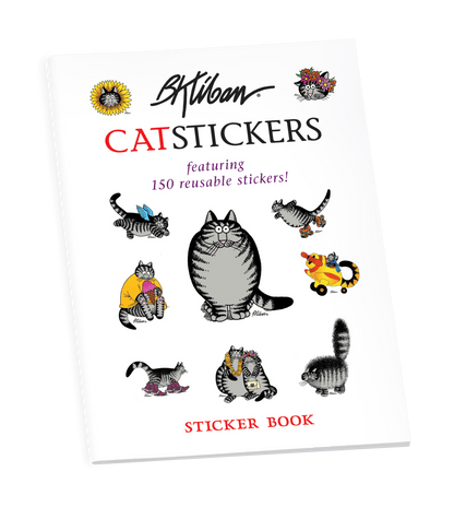 Pomegranate - B. Kliban: CatStickers Sticker Book - PMA Store at the Portland Museum of Art, Maine