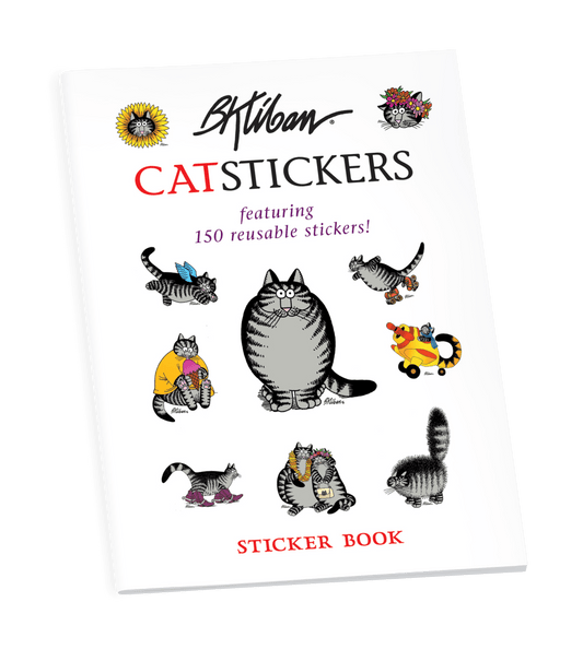 Pomegranate - B. Kliban: CatStickers Sticker Book - PMA Store at the Portland Museum of Art, Maine
