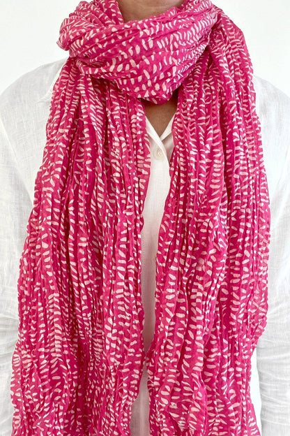 See Design - Cotton Scarf: Stitch Coal