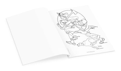 Pomegranate - Norman Rockwell Coloring Book - PMA Store at the Portland Museum of Art, Maine