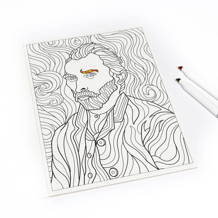 Today is Art Day - Coloring Book - Vincent van Gogh