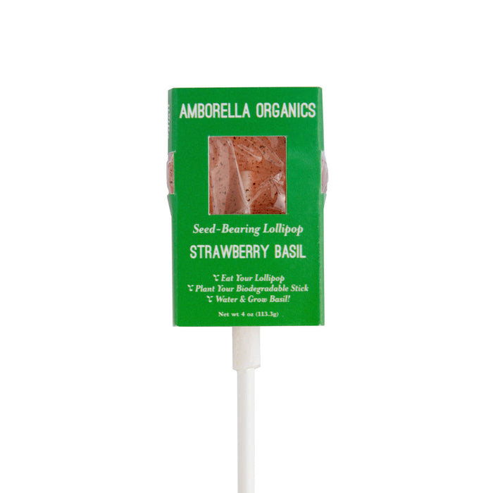 Amborella Organics - Blooming Lollipop Bundle (Eat, Plant & Grow a Herb/Flower) - PMA Store at the Portland Museum of Art, Maine