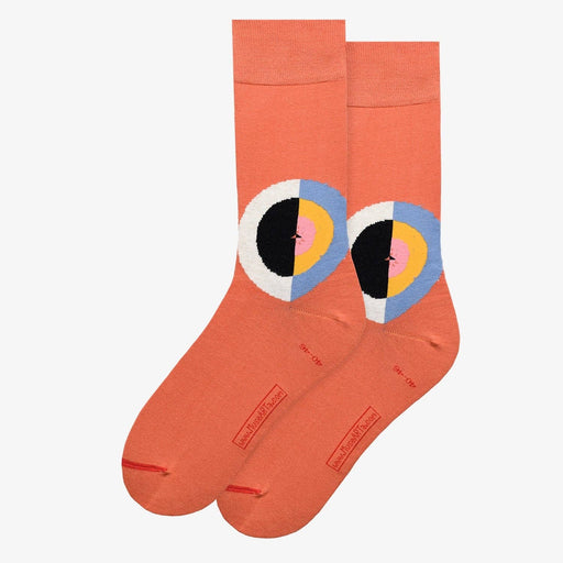 ART SOX - MuseARTa GmbH - Hilma af Klint - The Swan Nr. 17: Orange / EU 36-40 | UK 3½-6½ | US 6-9 - PMA Store at the Portland Museum of Art, Maine