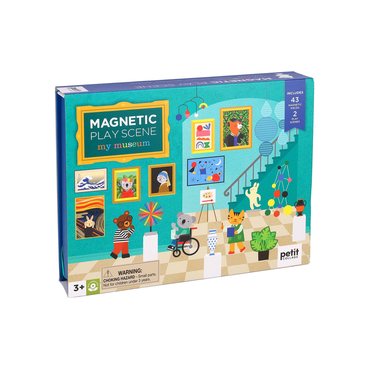 Chronicle Books - My Museum Magnetic Play Scene - PMA Store at the Portland Museum of Art, Maine