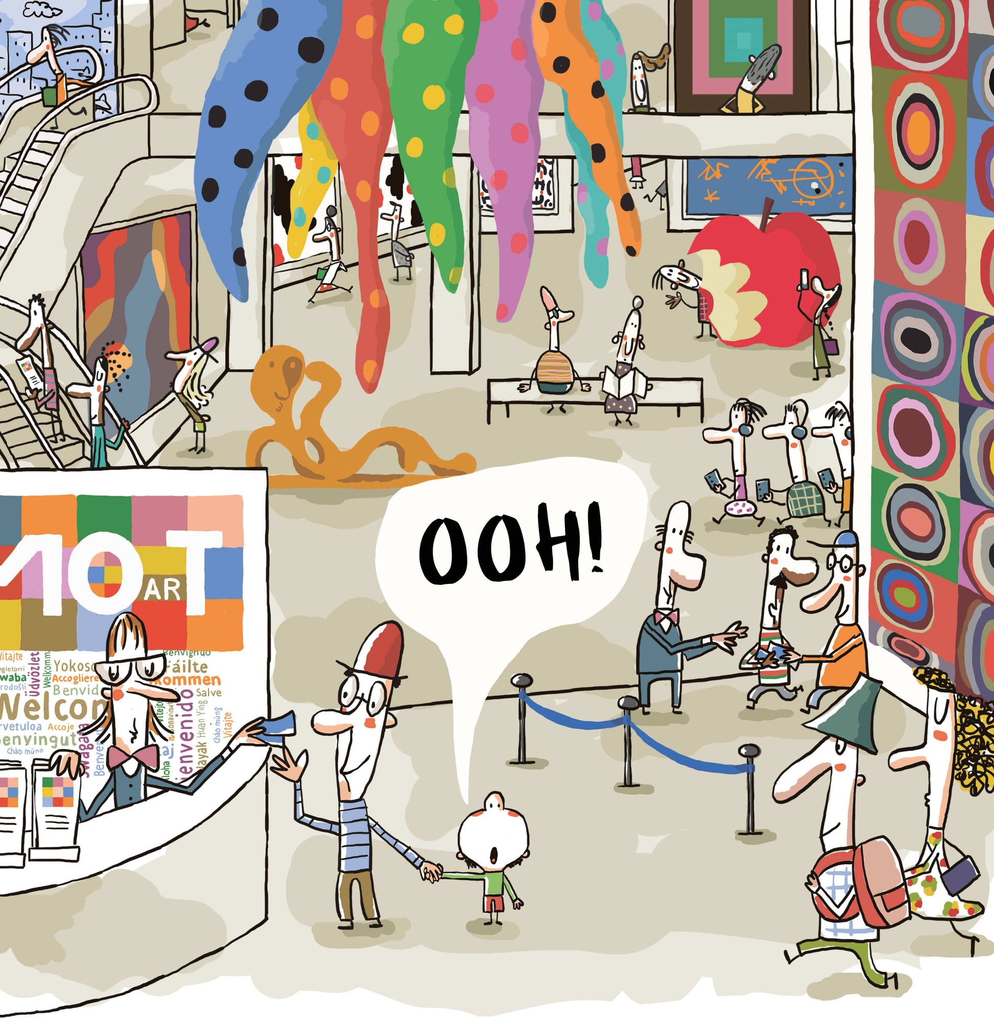 Schiffer Kids - Let's Go to the Museum: A Modern Art Adventure Maze - PMA Store at the Portland Museum of Art, Maine