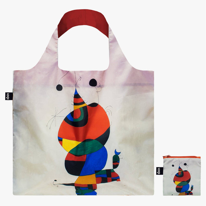 LOQI LLC - JOAN MIRO Woman, Bird and Star Recycled Bag